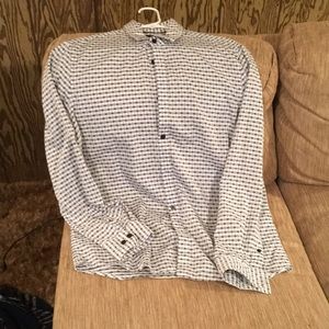 Alfani MENS LONG SLEVE SHIRT